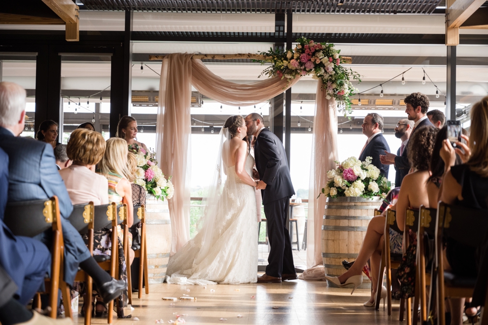 District Winery indoor ceremony