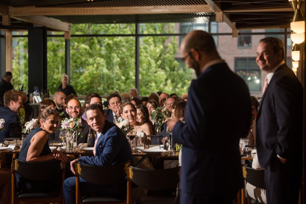 District Winery wedding toasts