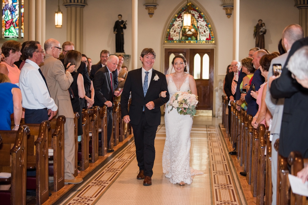 St Marys Annapolis wedding ceremony