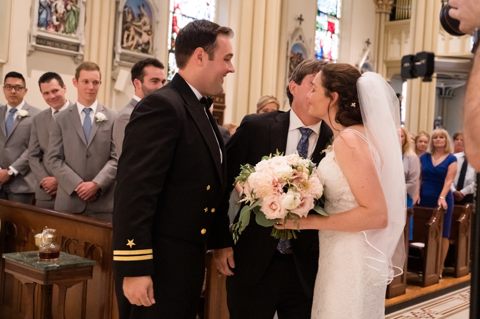 St Marys Annapolis wedding ceremony