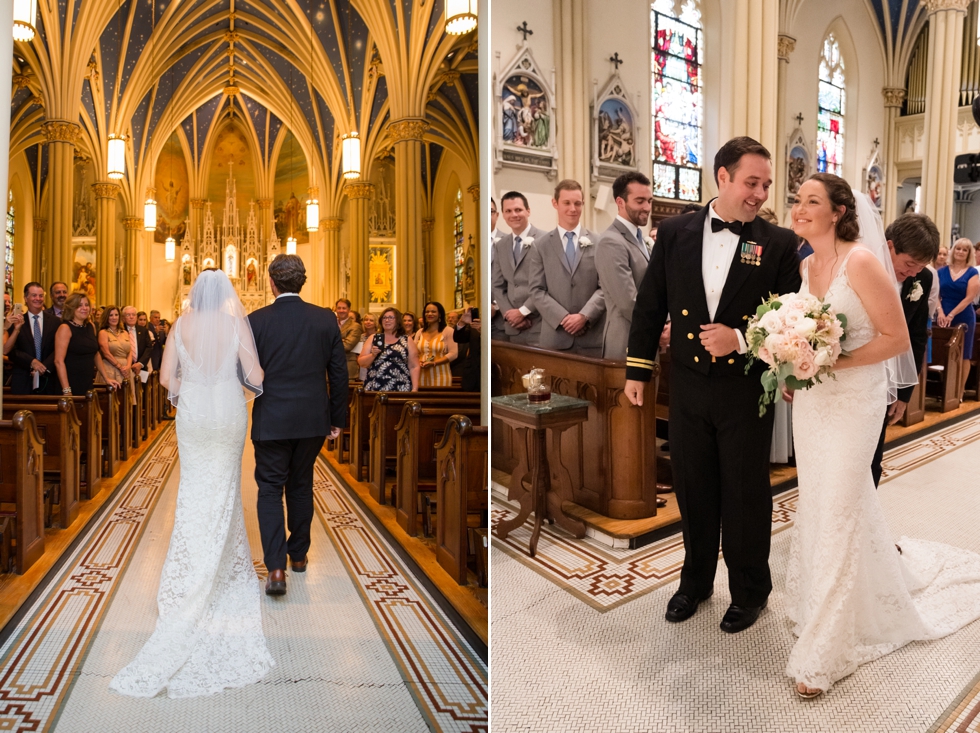 St Marys Annapolis wedding ceremony