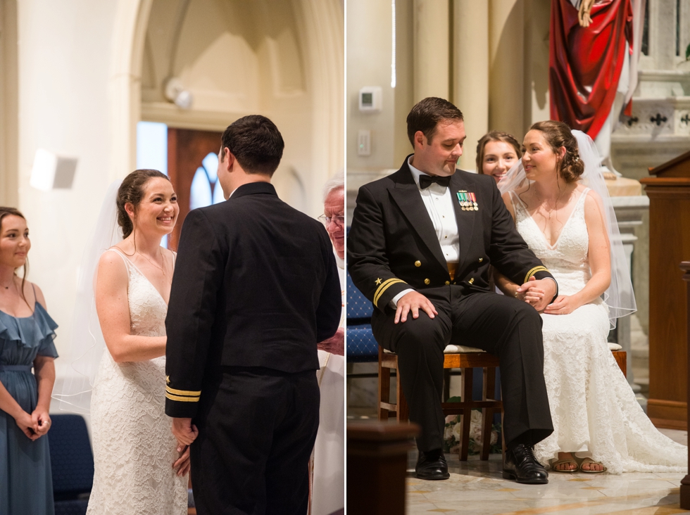 St Marys Annapolis wedding ceremony