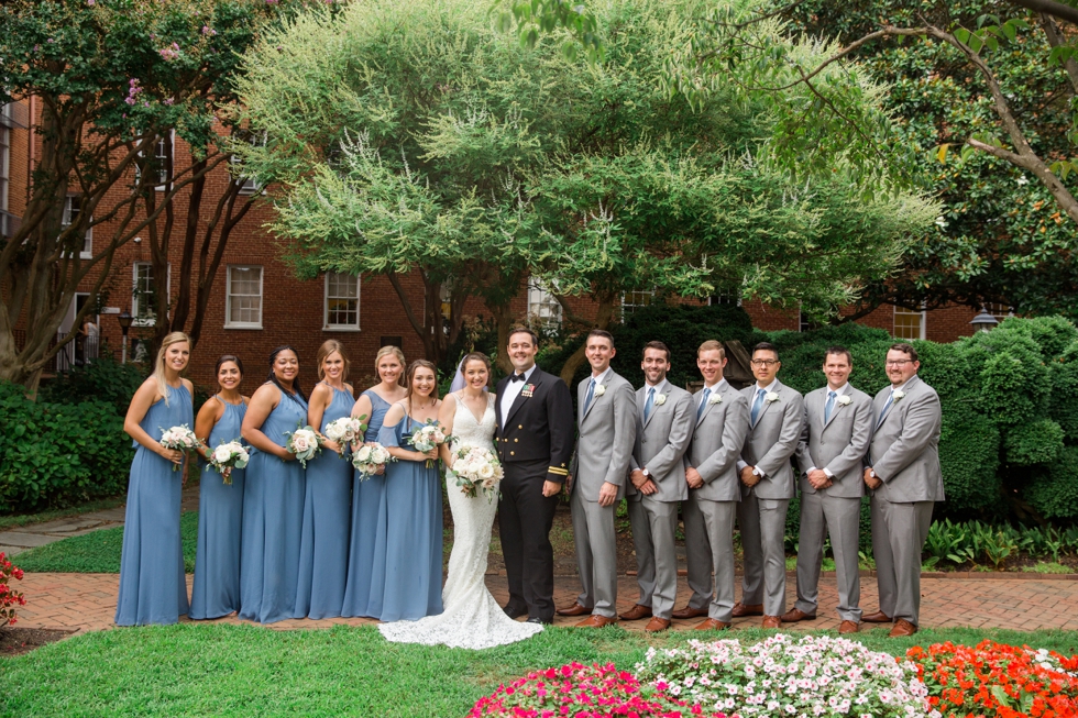 St Marys Annapolis wedding party photos