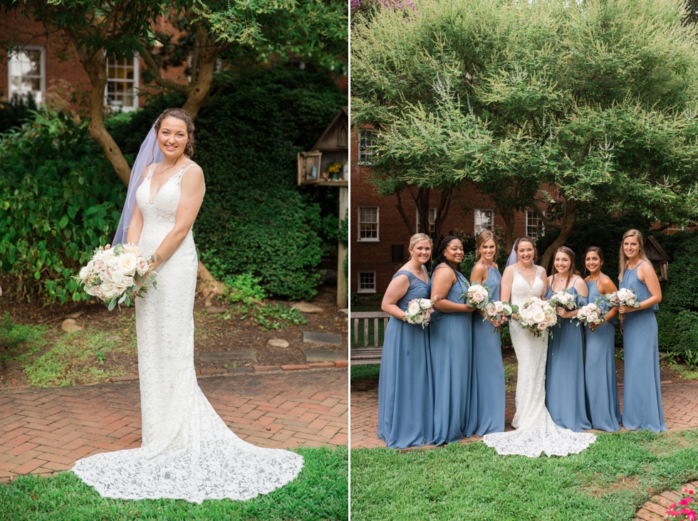 St Marys Annapolis wedding party photos