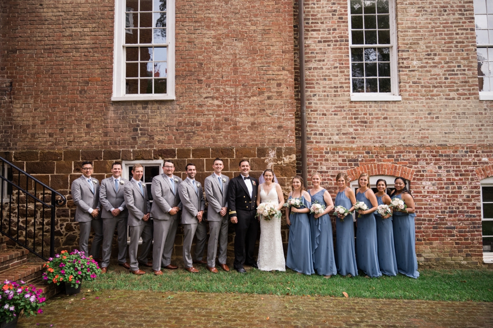 Carroll House wedding party photo