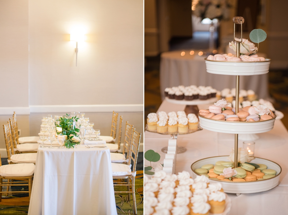 Floret + vine sweet hearts patisserie Annapolis wedding