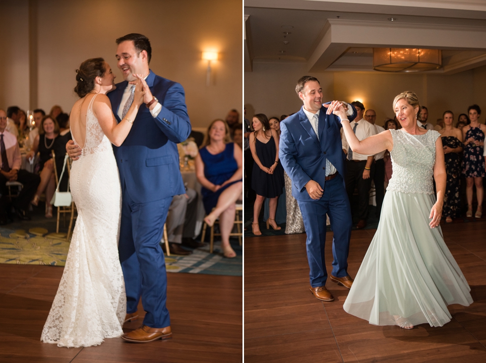 E. Anthony Weddings Annapolis waterfront hotel wedding reception