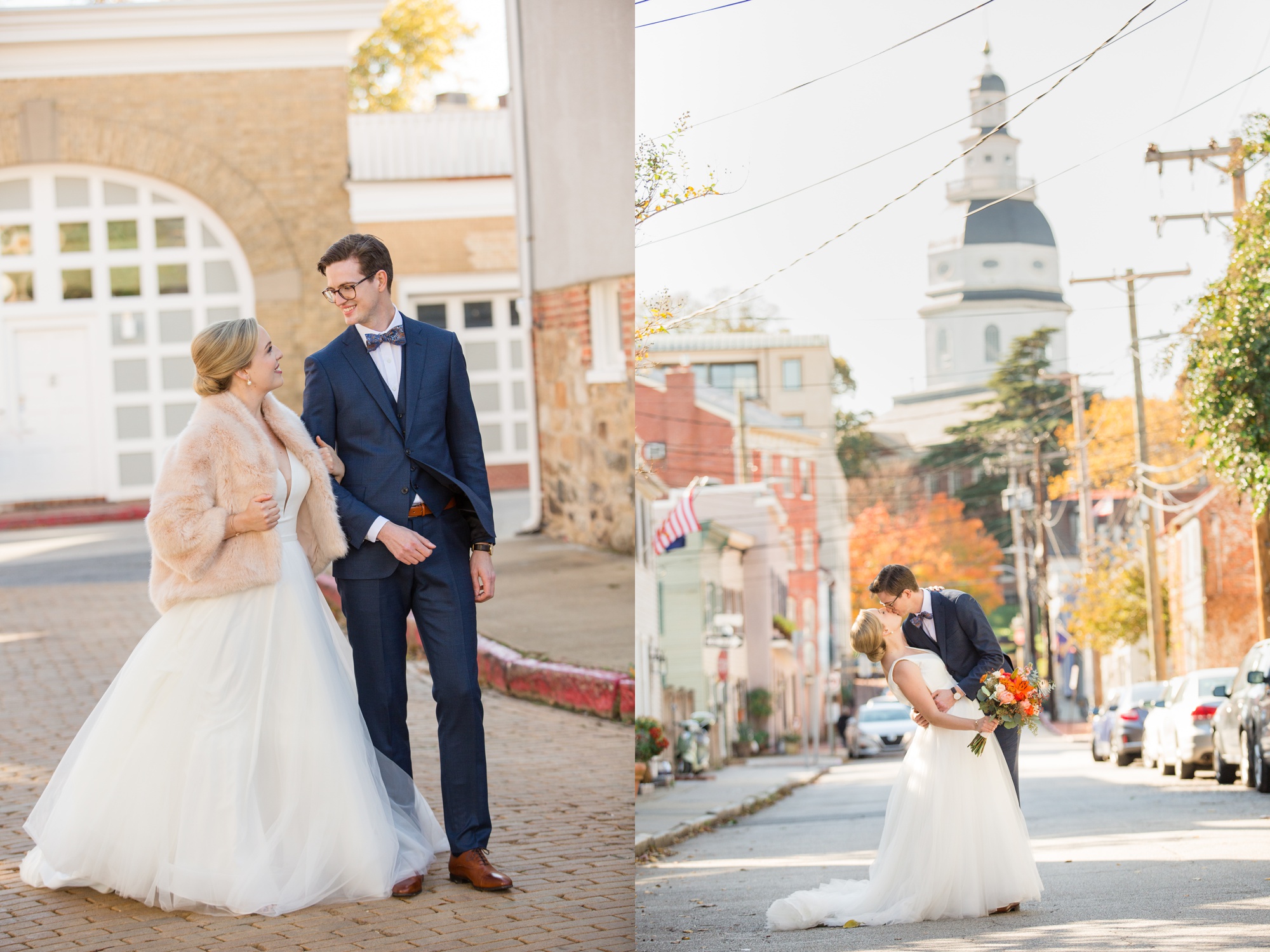 State House Annapolis wedding photographer