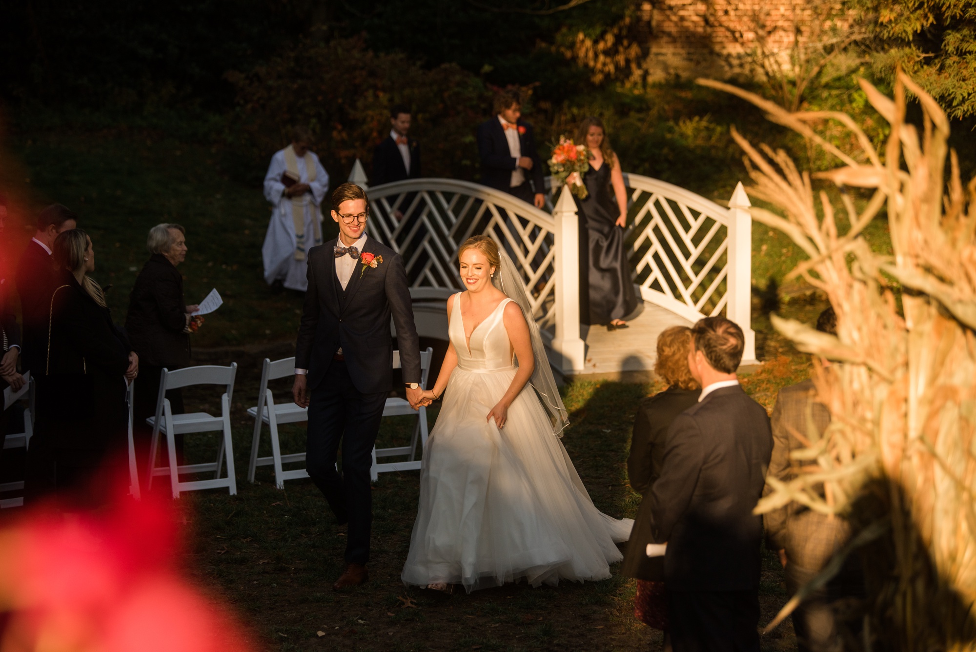 Paca House Garden outdoor ceremony