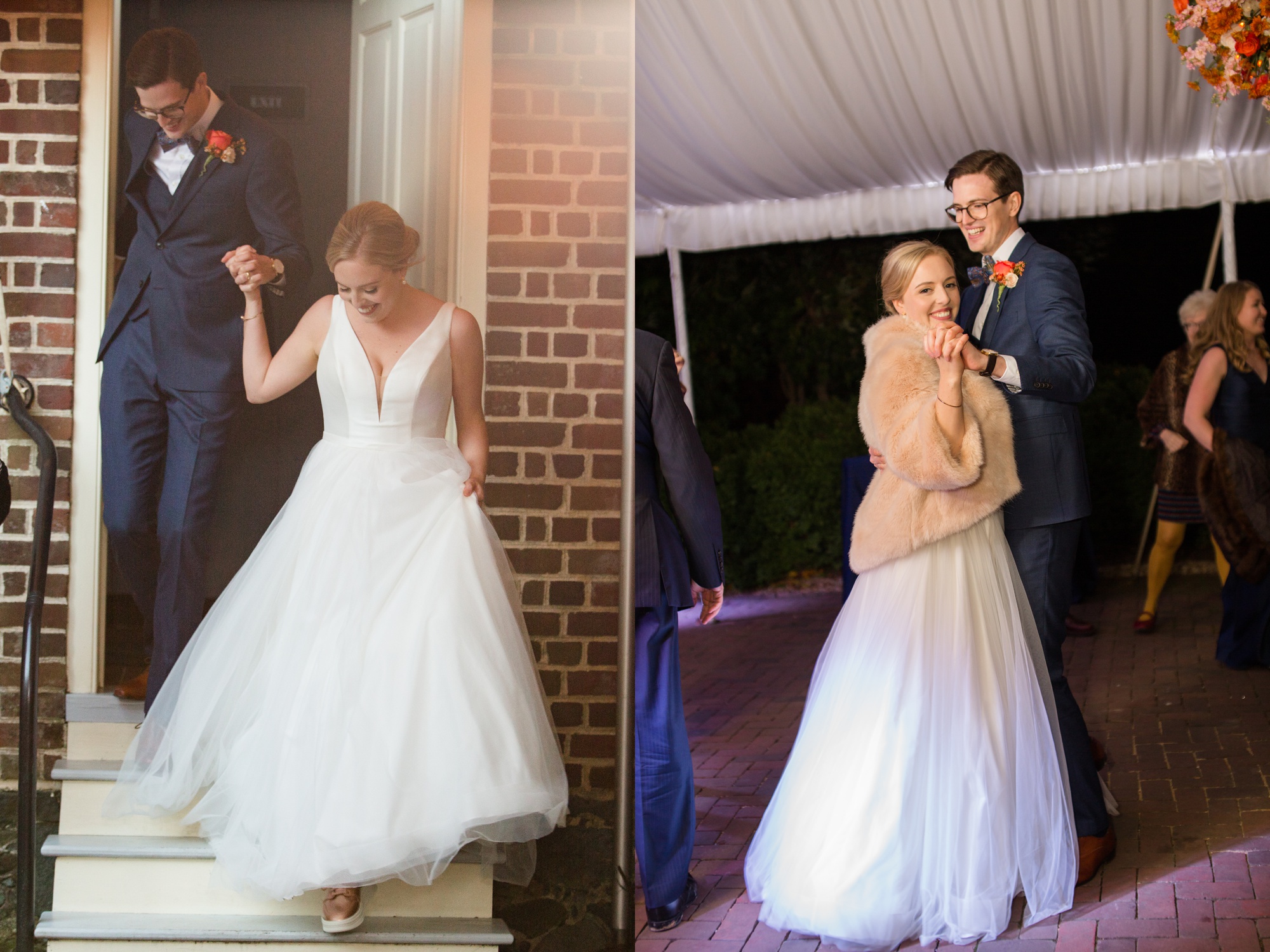 Bride and groom first dance at Paca House