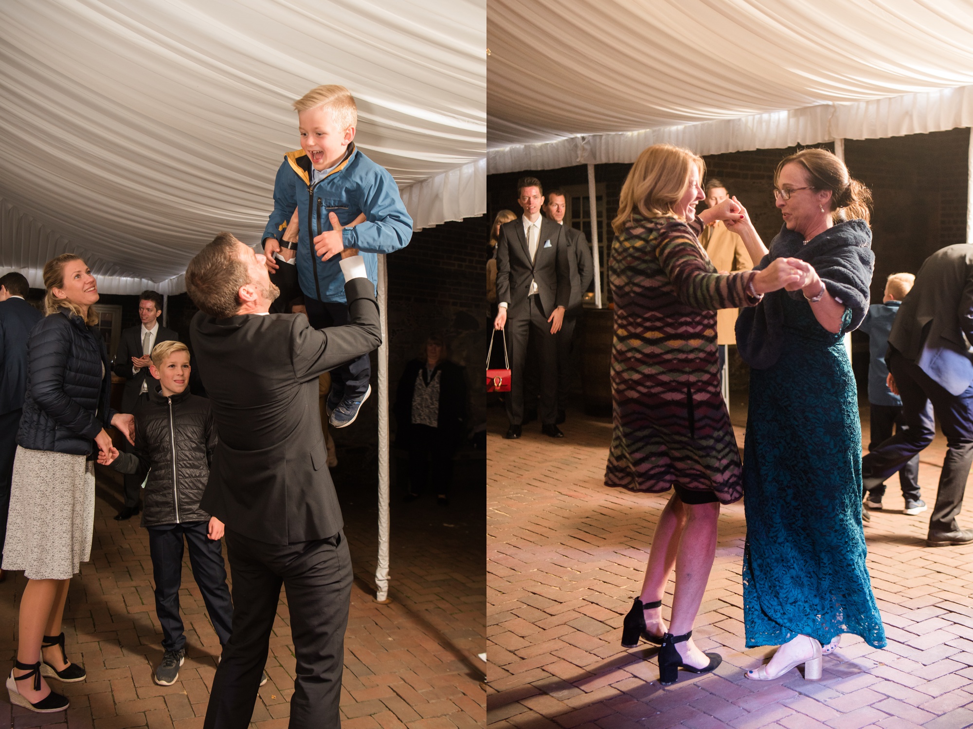 William Paca House Wedding reception dancing