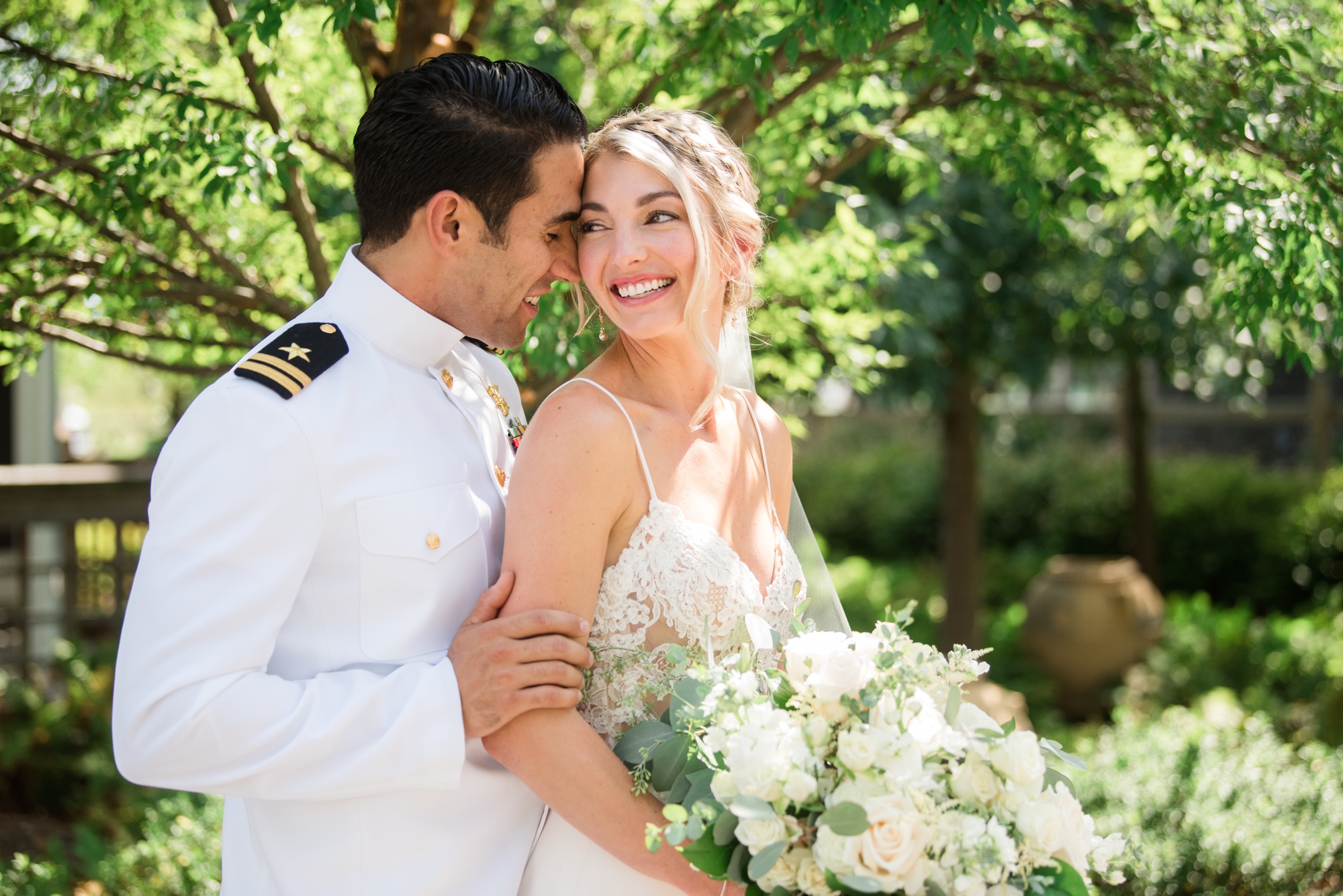 Bride and Groom The Inn at the Chesapeake Bay Beach Club