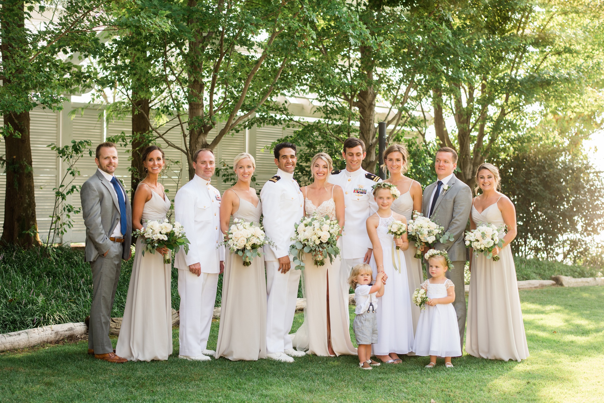 Chesapeake Bay Beach Club family wedding portraits