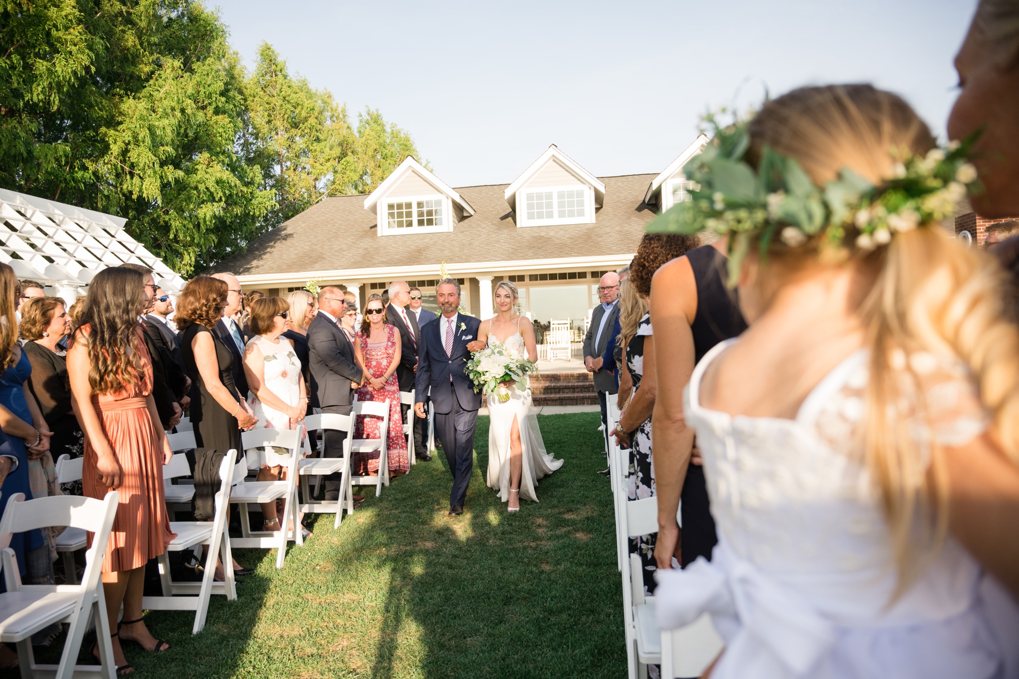 Chesapeake Bay Beach Club Beach House ceremony