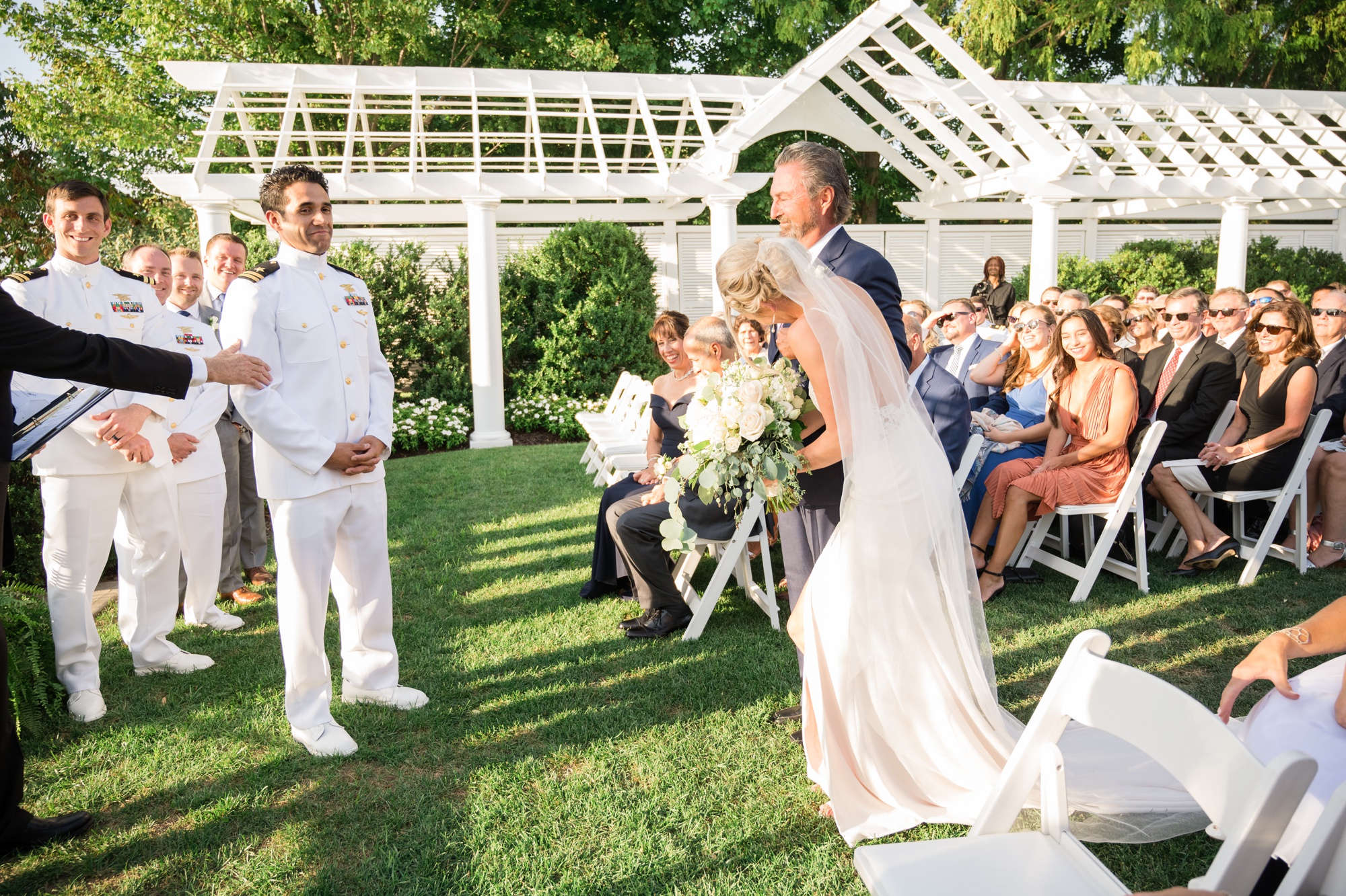 Chesapeake Bay Beach House ceremony