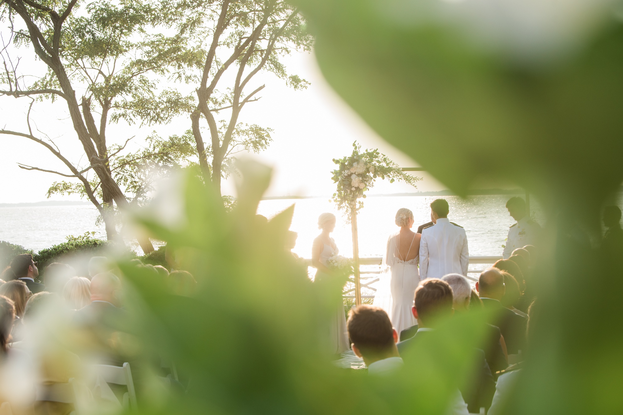 Chesapeake Bay Beach House ceremony