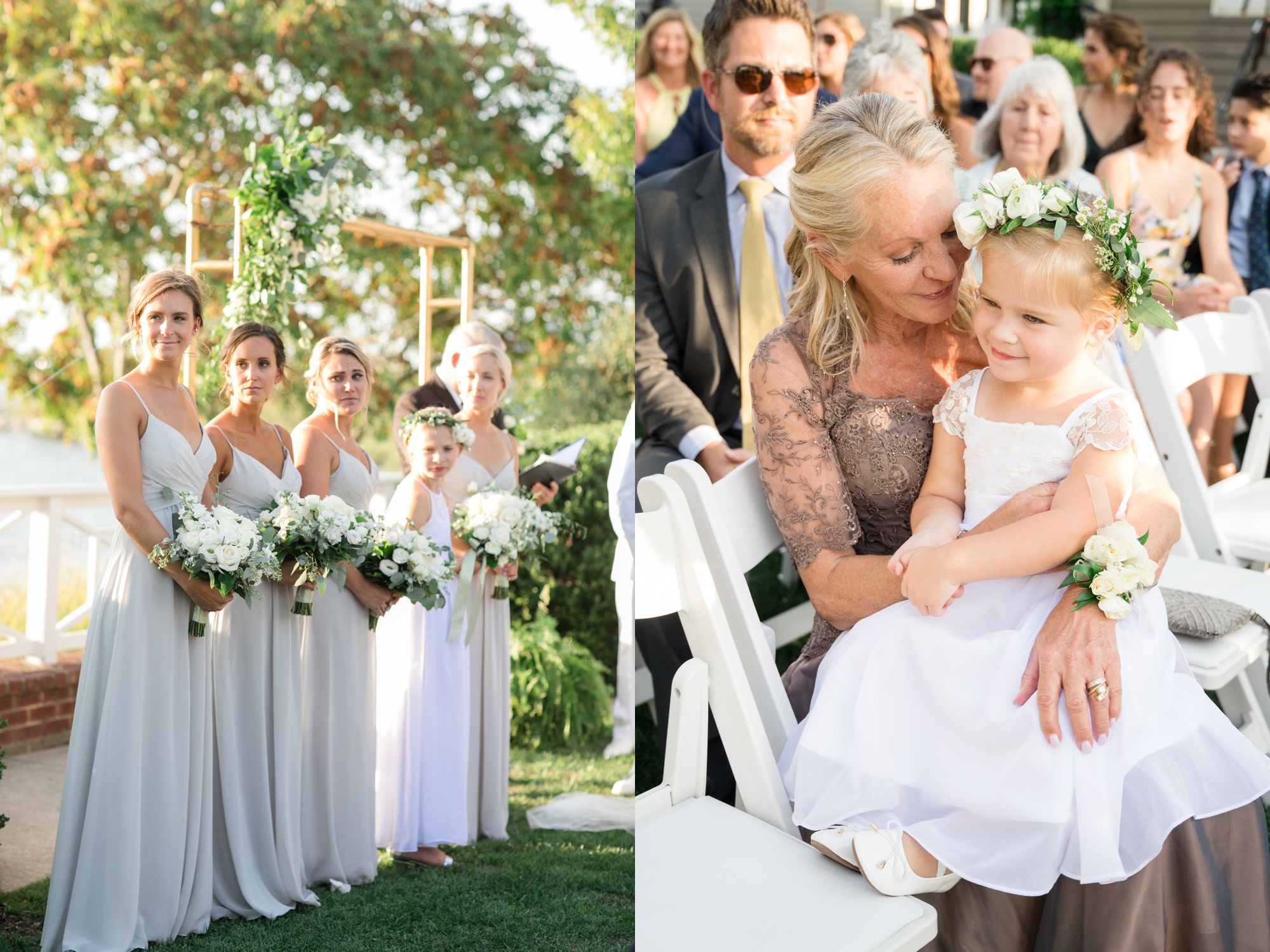 Chesapeake Bay Beach House ceremony