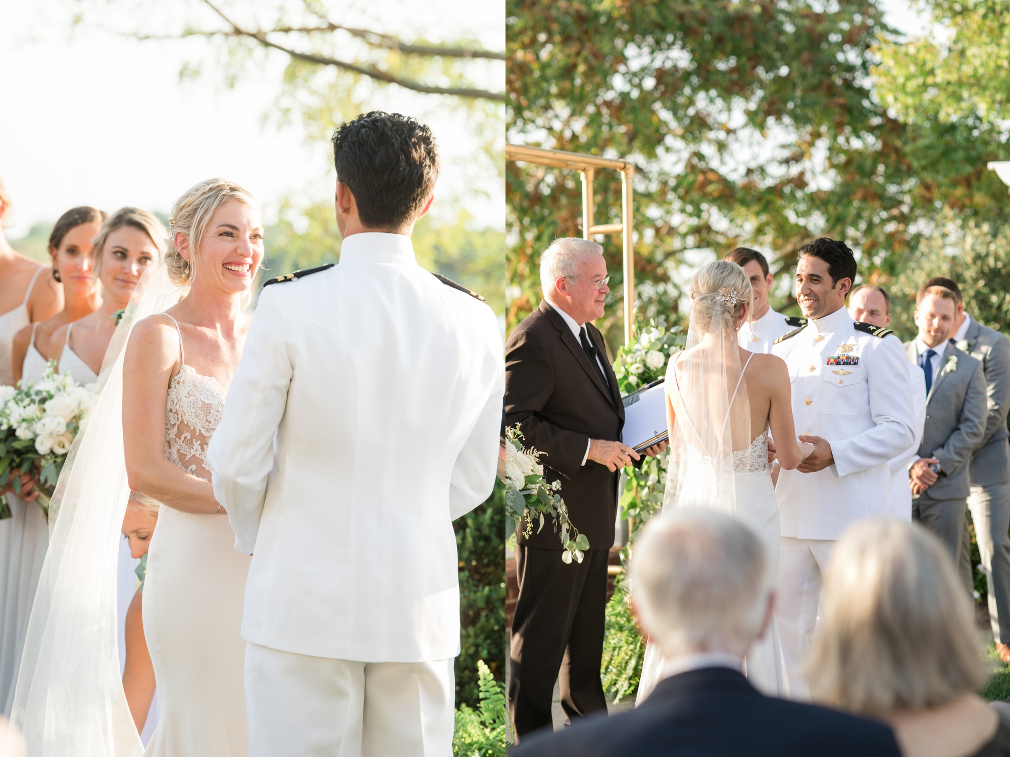 Chesapeake Bay Beach House ceremony