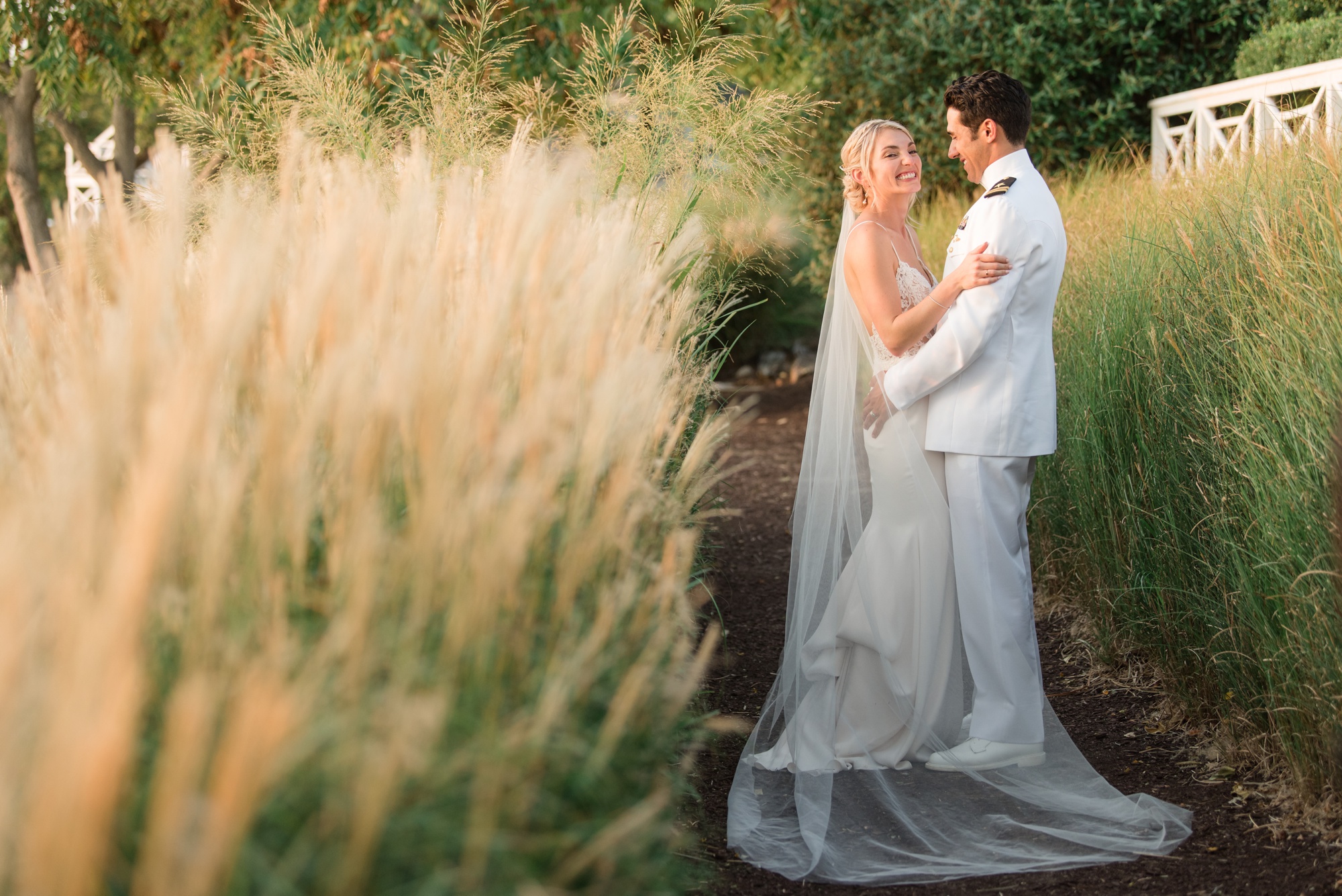 Chesapeake Bay Beach Club newlywed photos