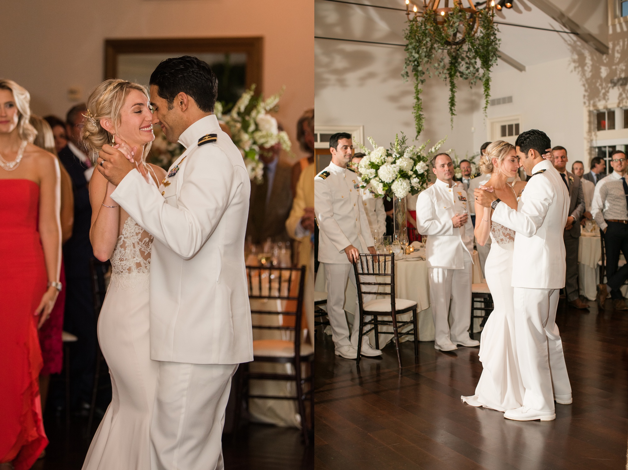 Beach House ballroom reception eastern shore wedding