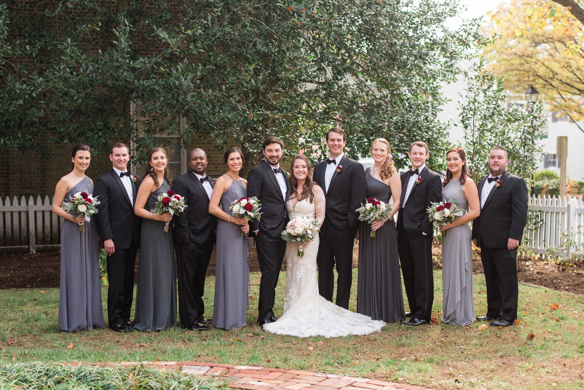 The Tidewater inn wedding party at Bullet House