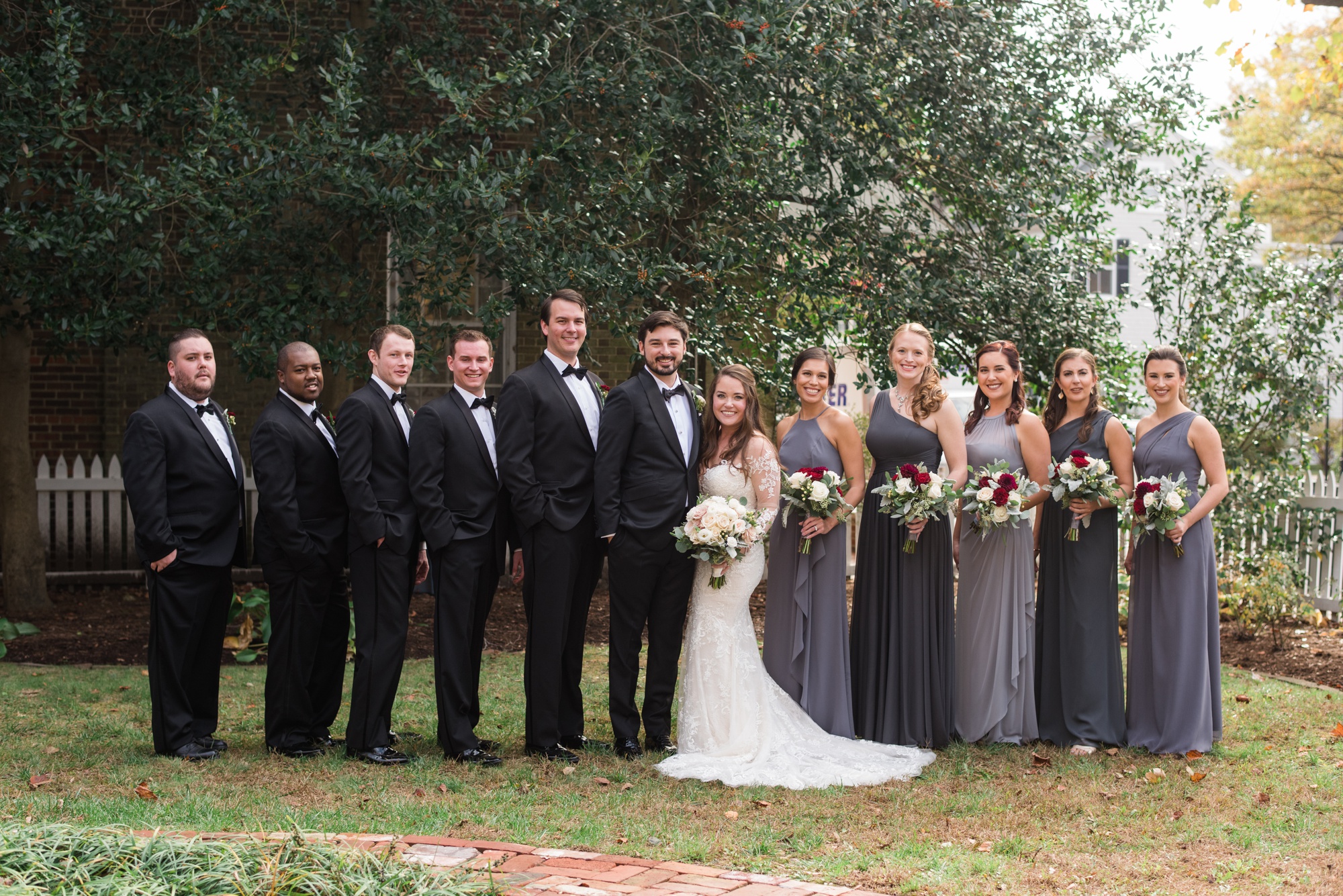 The Tidewater inn wedding party at Bullet House