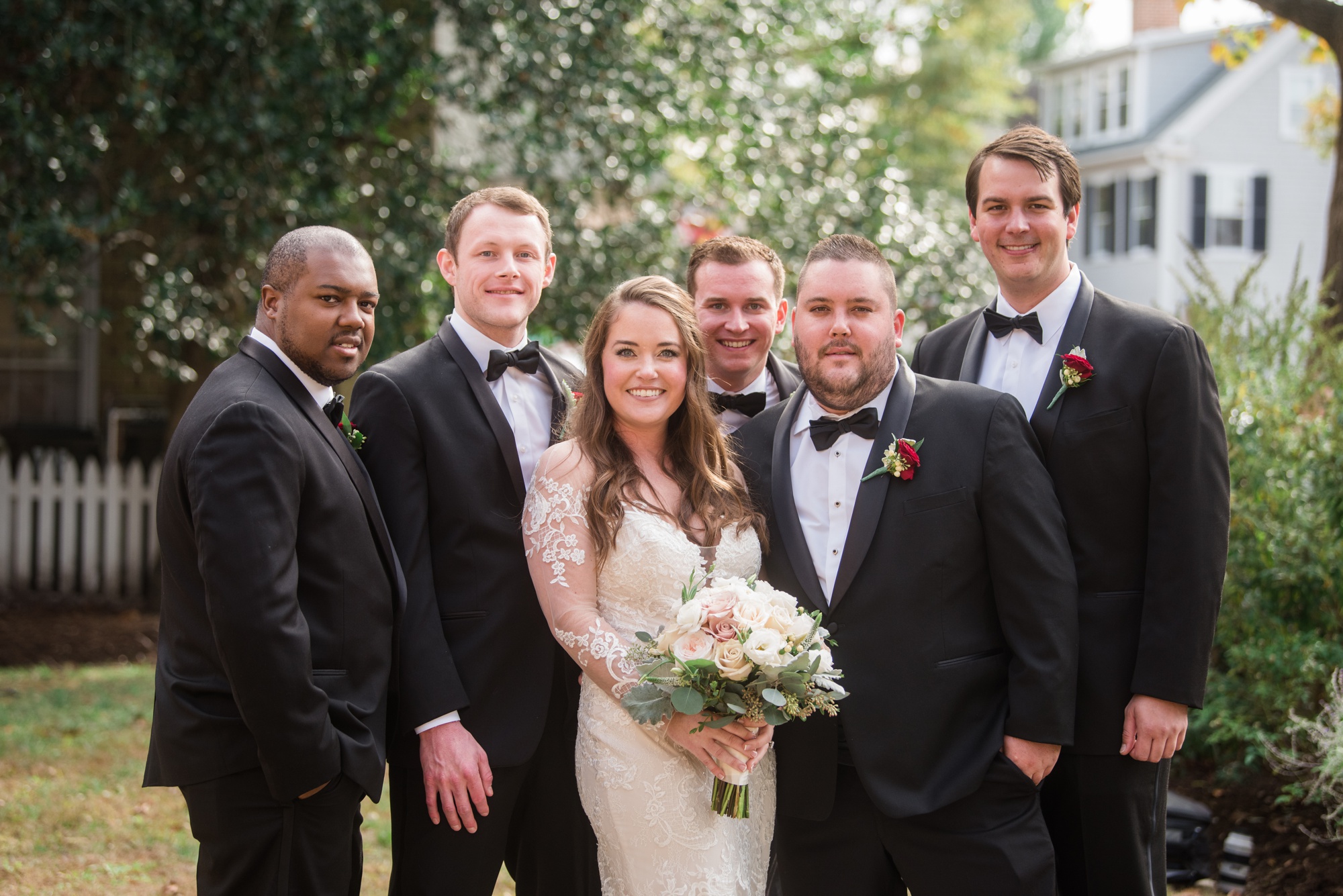 Easton maryland wedding party