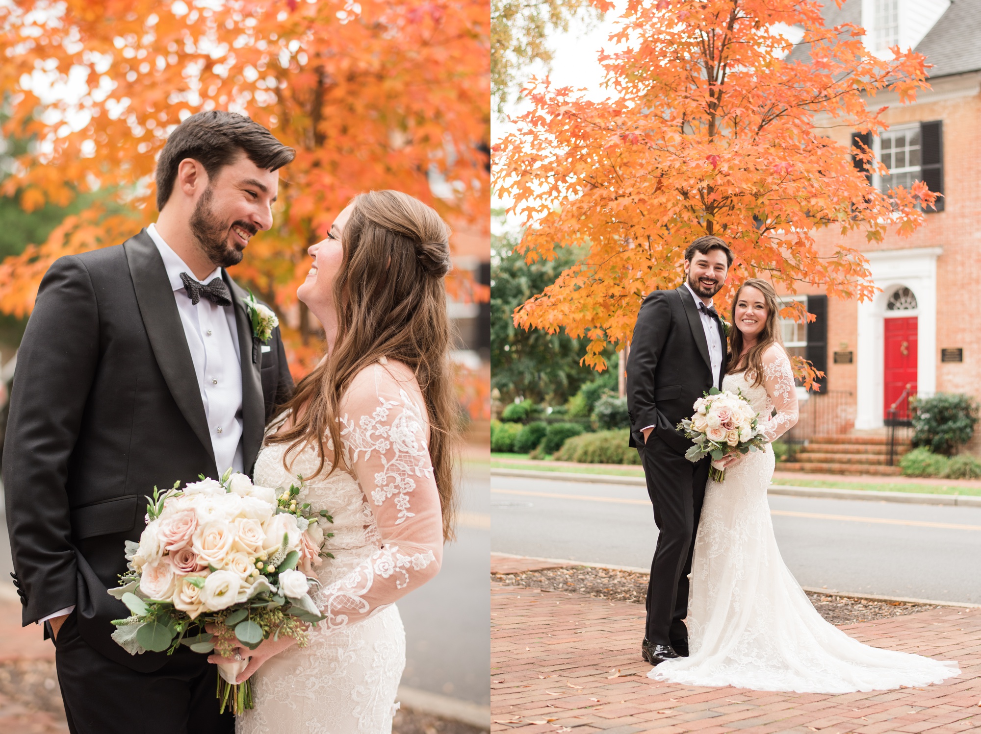 Fall Tidewater Inn wedding photos