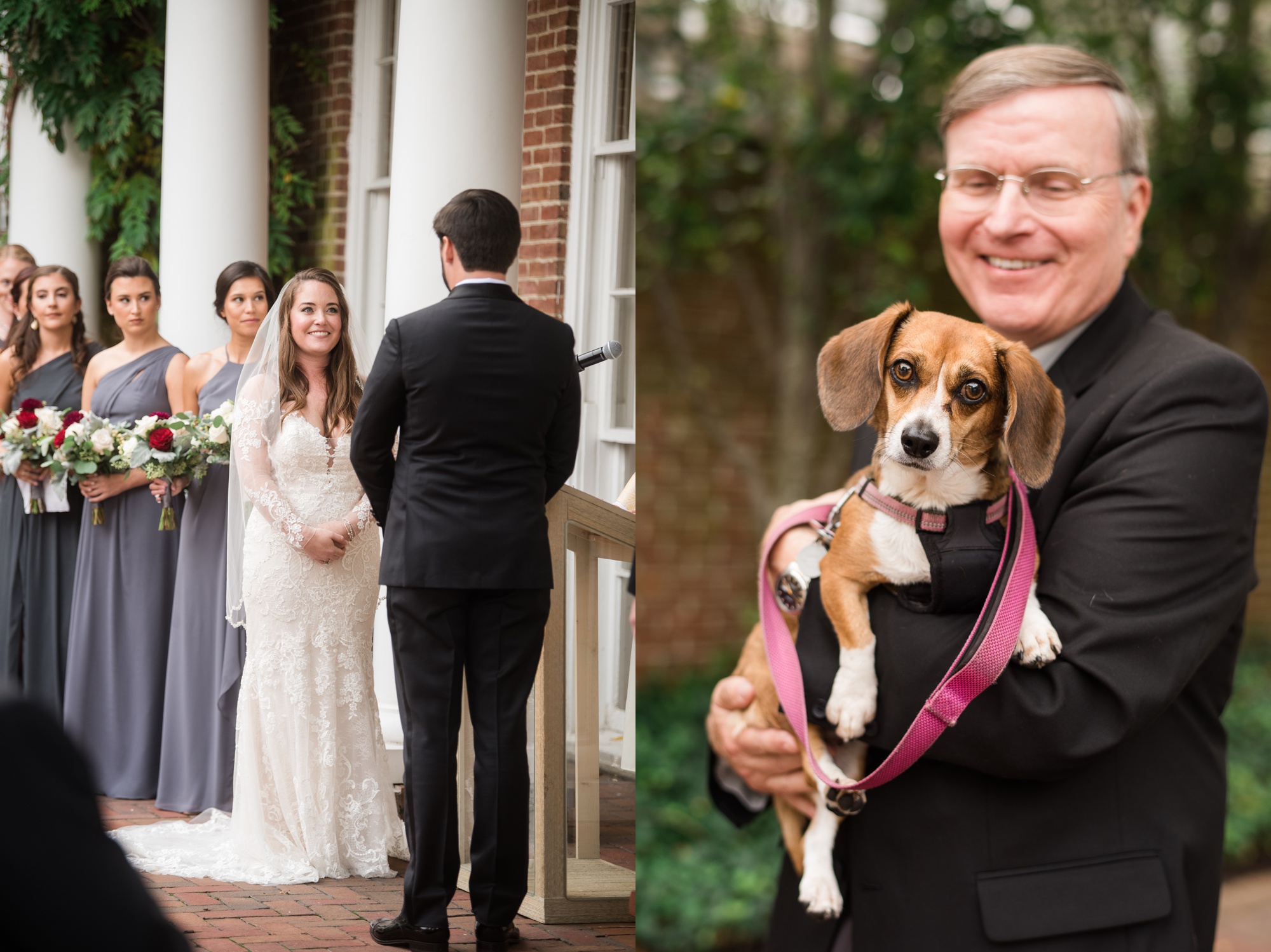 Dog Friendly The Tidewater Inn outdoor wedding ceremony