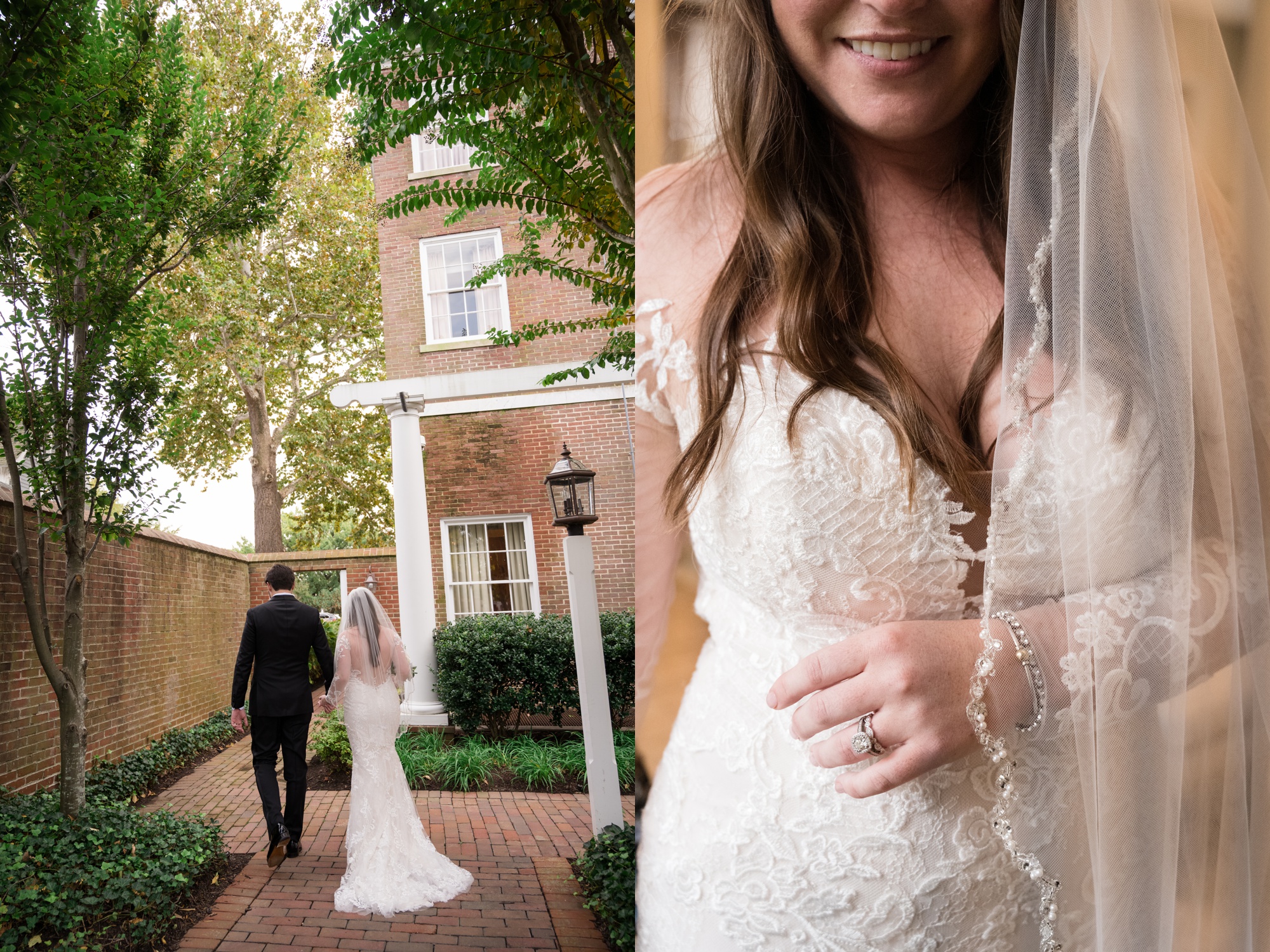 The Tidewater Inn outdoor wedding ceremony