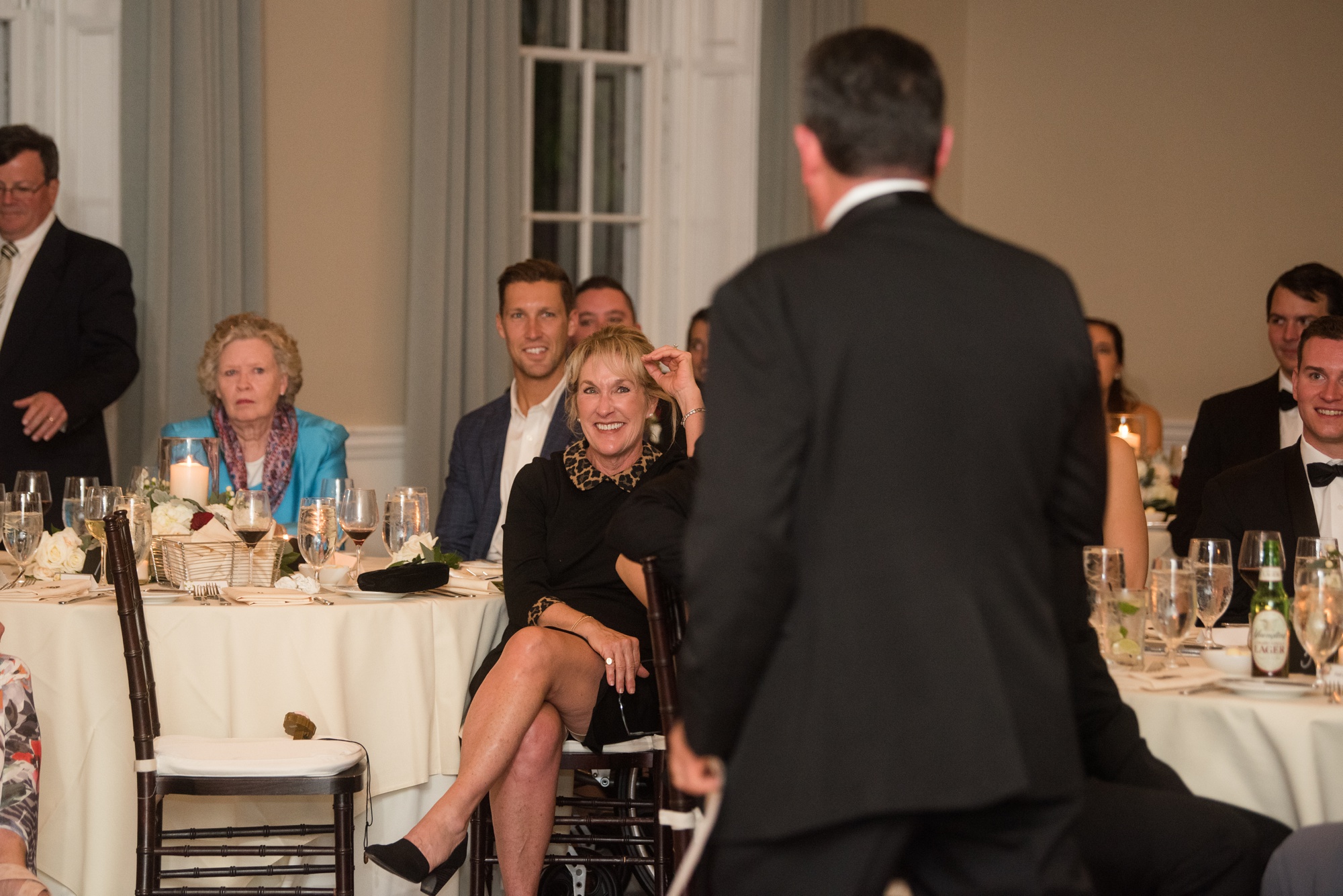 father toast at Tidewater Inn wedding