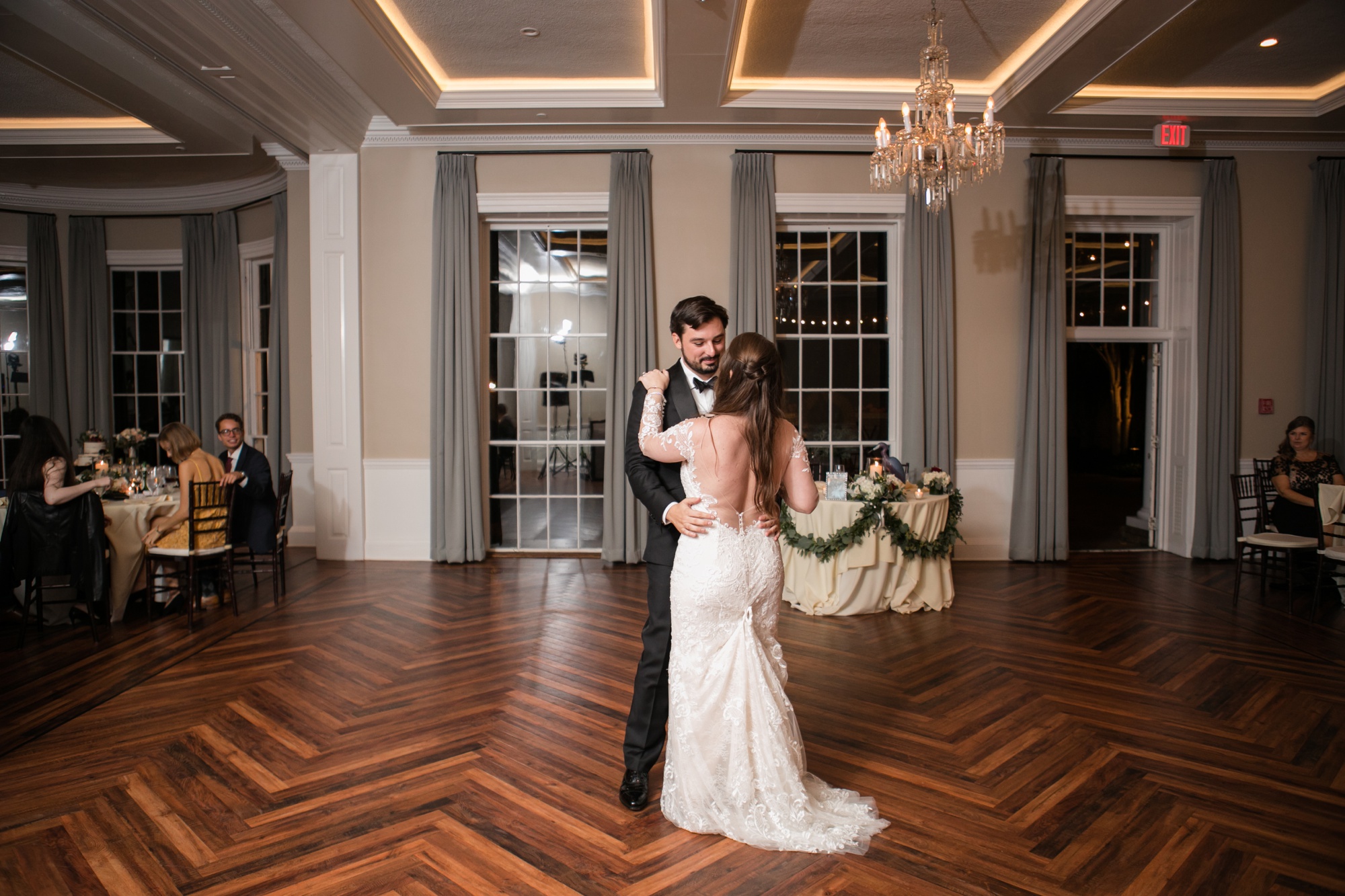 The Tidewater Inn first dance in crystal ballroom