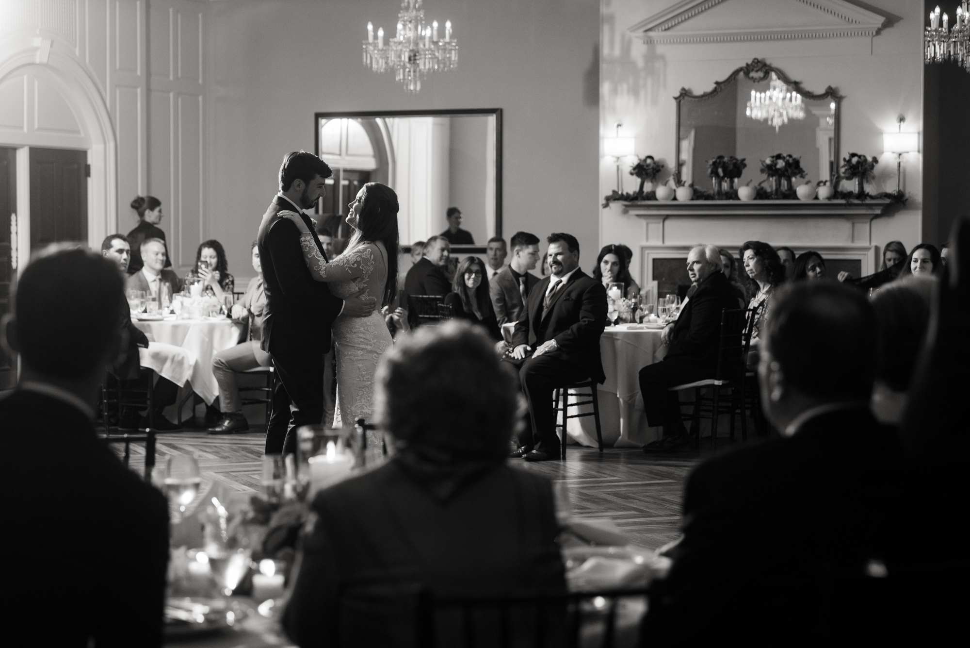 The Tidewater Inn first dance in crystal ballroom