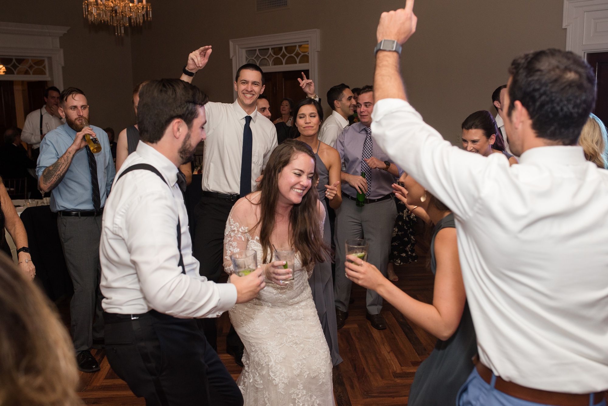 Tidewater Inn wedding reception dancing