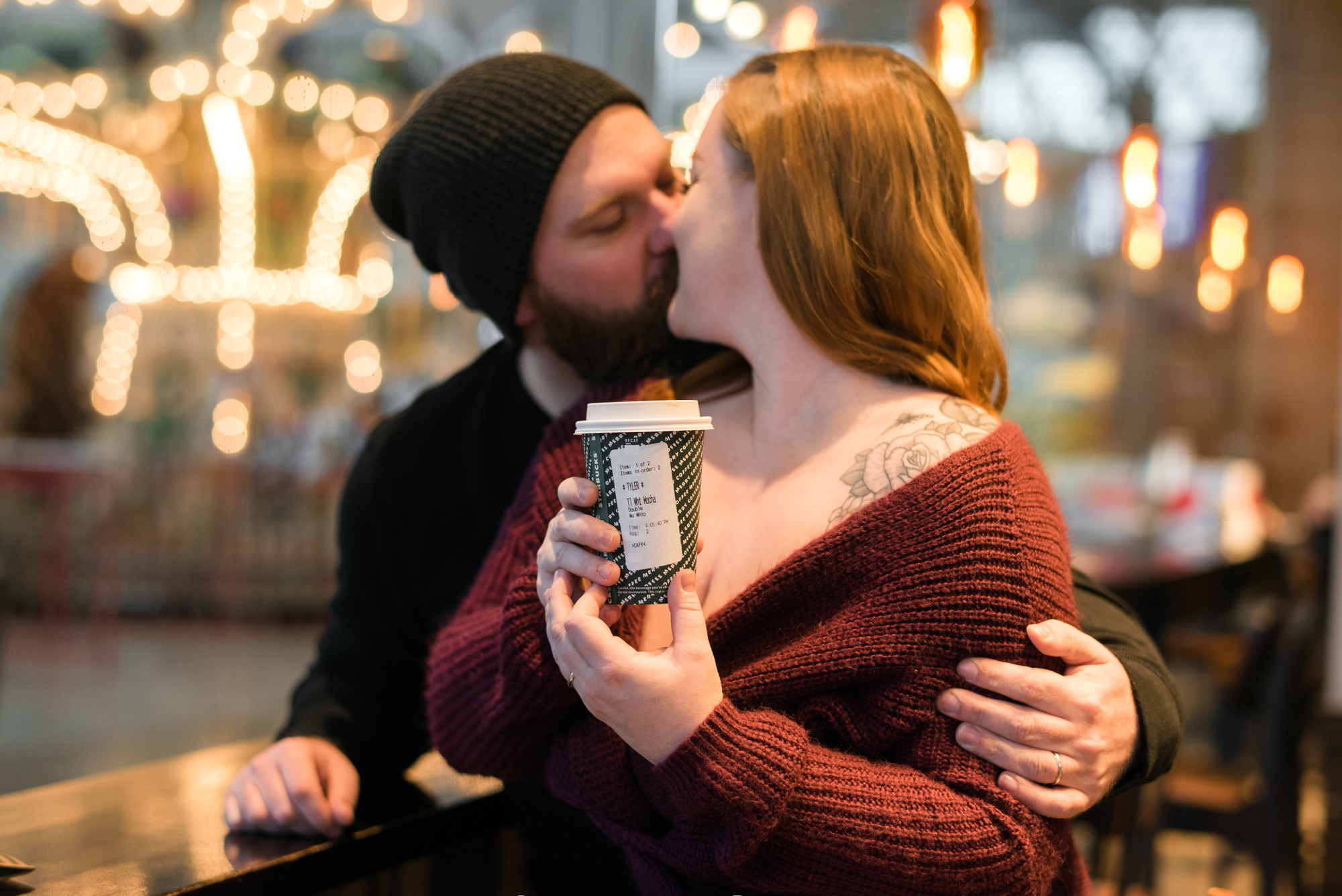 Bumble first date at Starbucks to married one year later