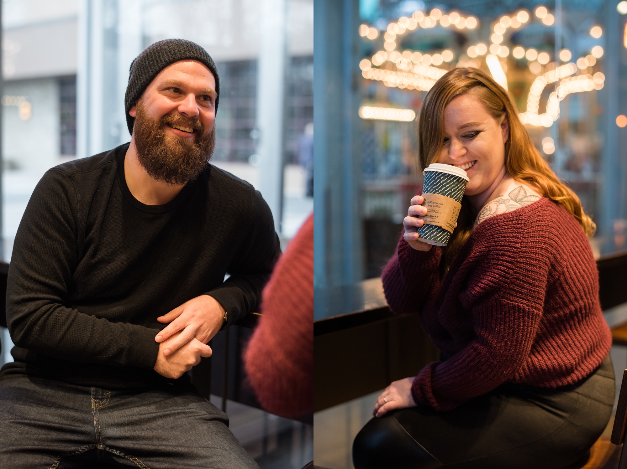 Bumble first date at Starbucks to married one year later