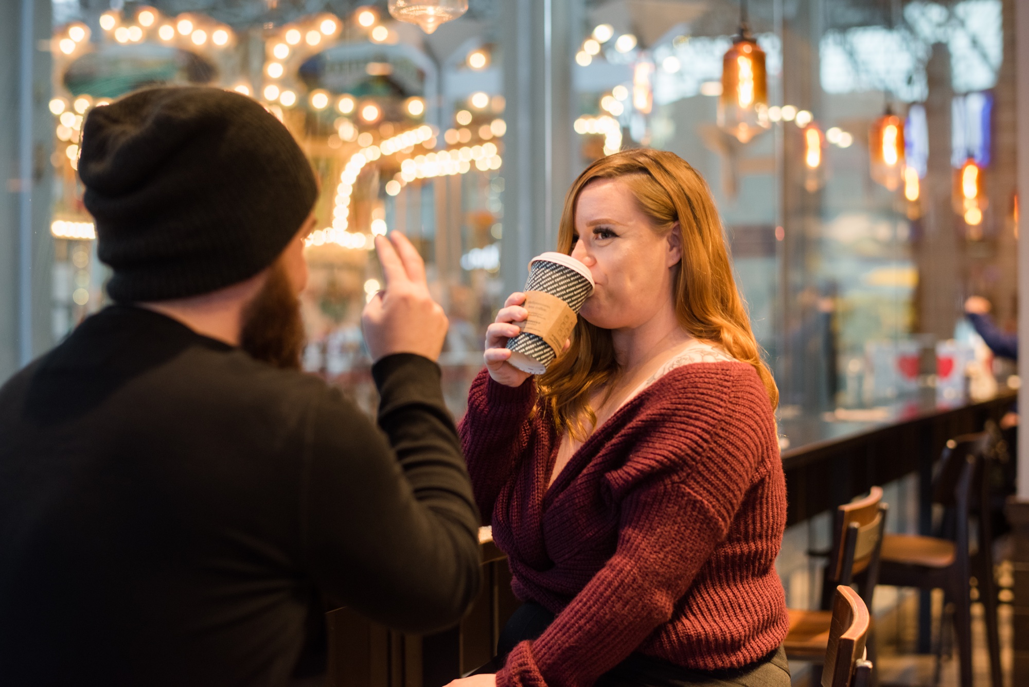 Bumble first date at Starbucks to married one year later