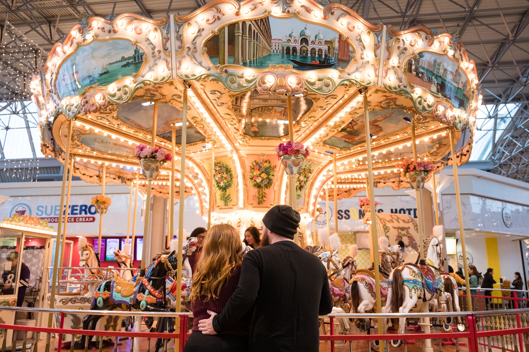 Columbia mall carousel Anniversary photo