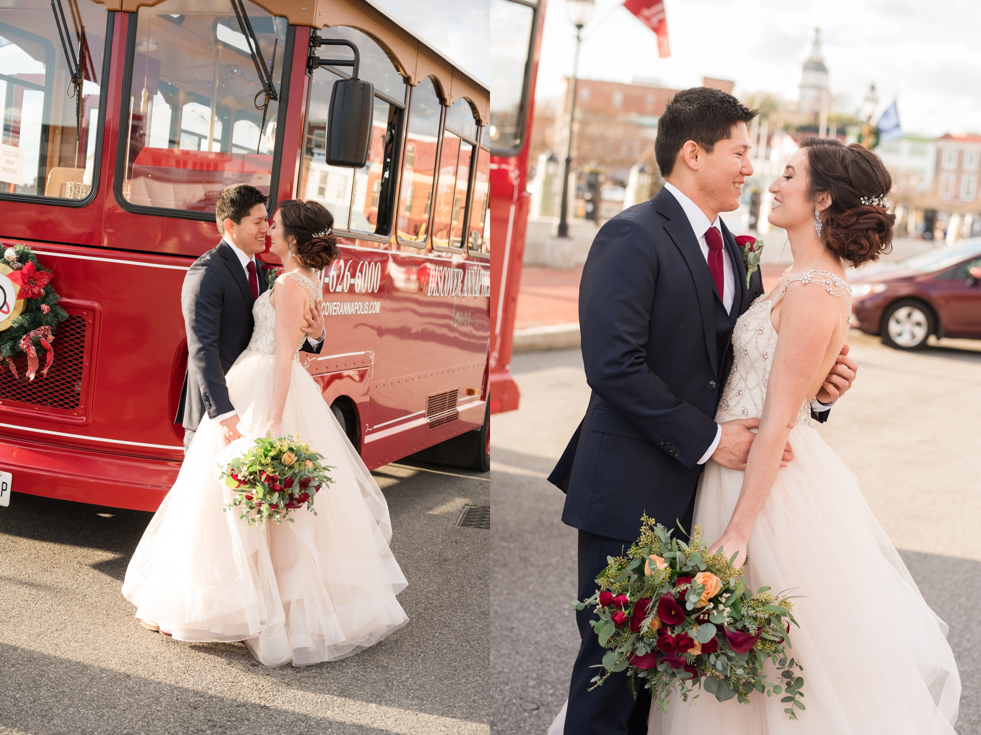 Towne Transport downtown annapolis wedding