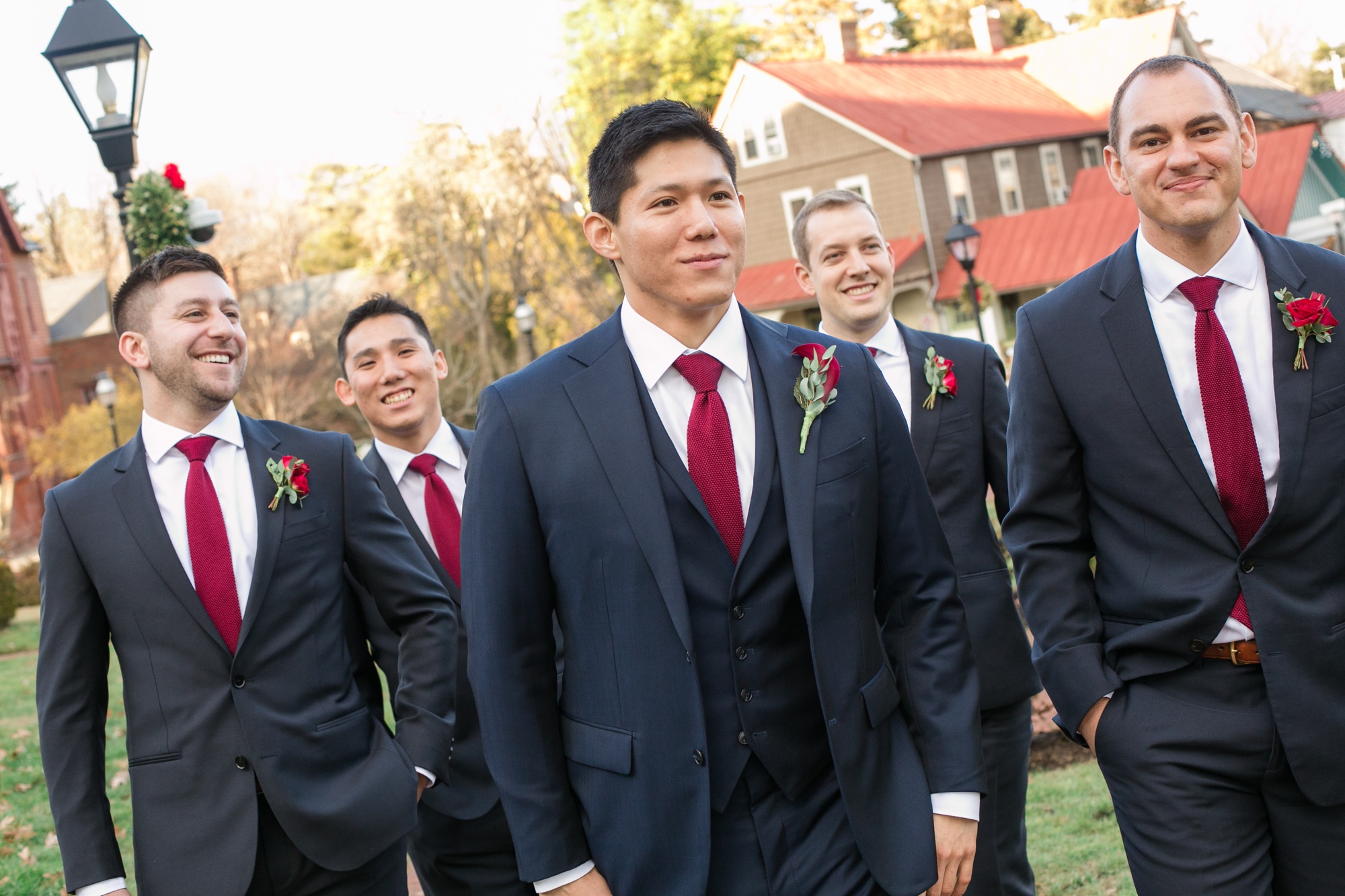 Maryland State House wedding groomsmen