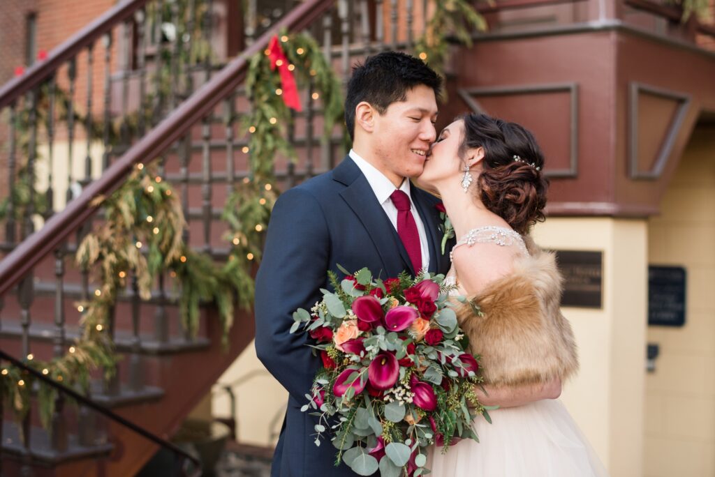 Historic Inns Governor Calvert House Wedding couple photos