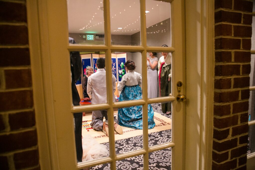 Historic Inns of Annapolis indoor Korean Wedding ceremony