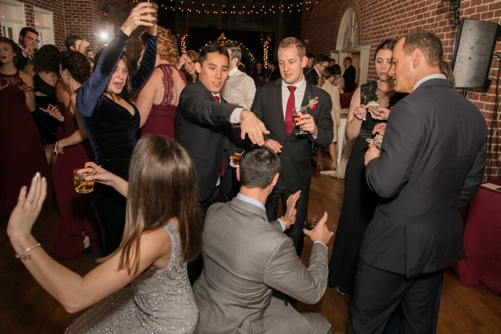 Governor Calvert House Wedding reception dancing