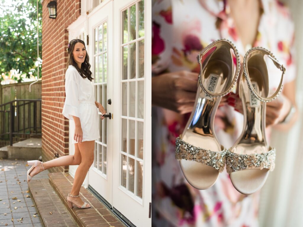 Governor Calvert House Bride getting ready