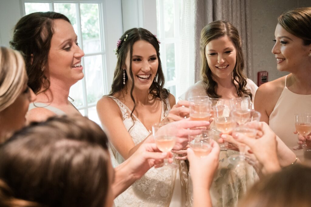 Governor Calvert House Bride getting ready