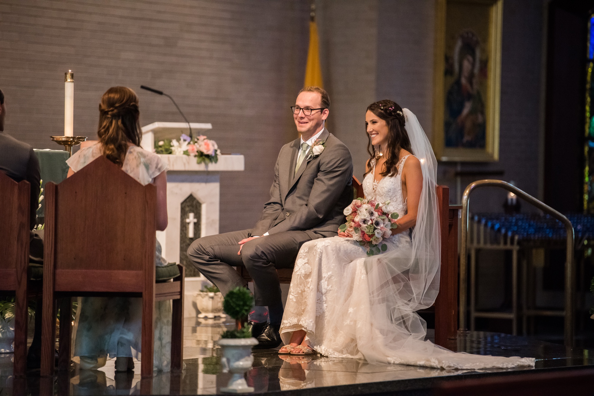 Annapolis indoor wedding ceremony