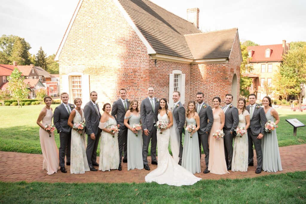 Historic Inns of Annapolis wedding party photos