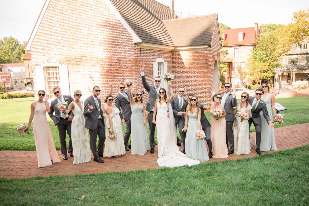 Historic Inns of Annapolis wedding party photos