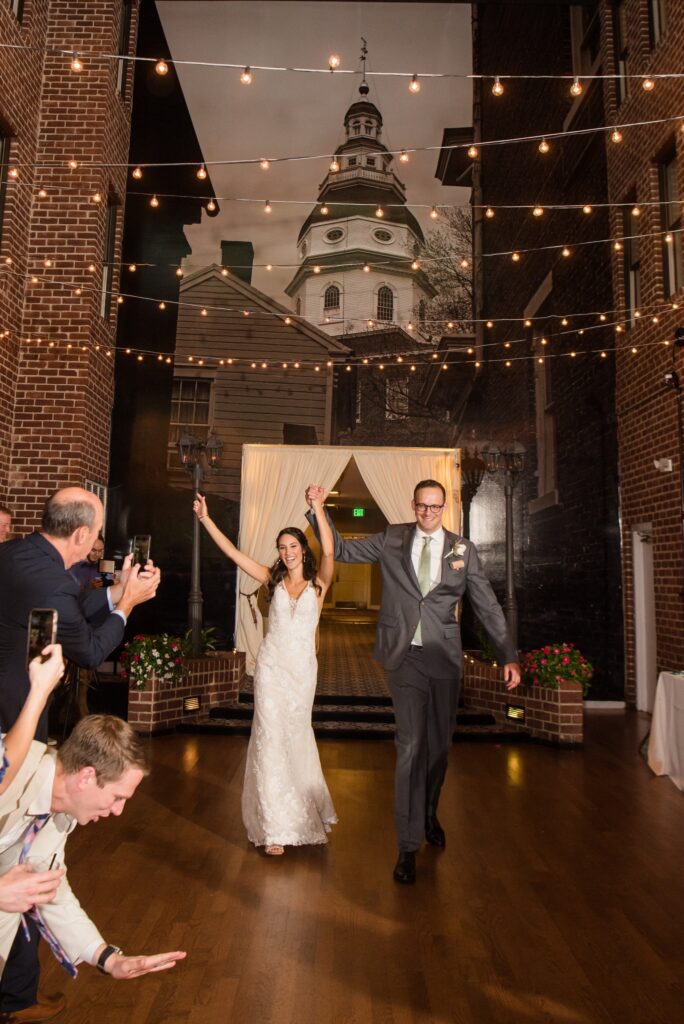Historic Inns of Annapolis wedding reception introduction