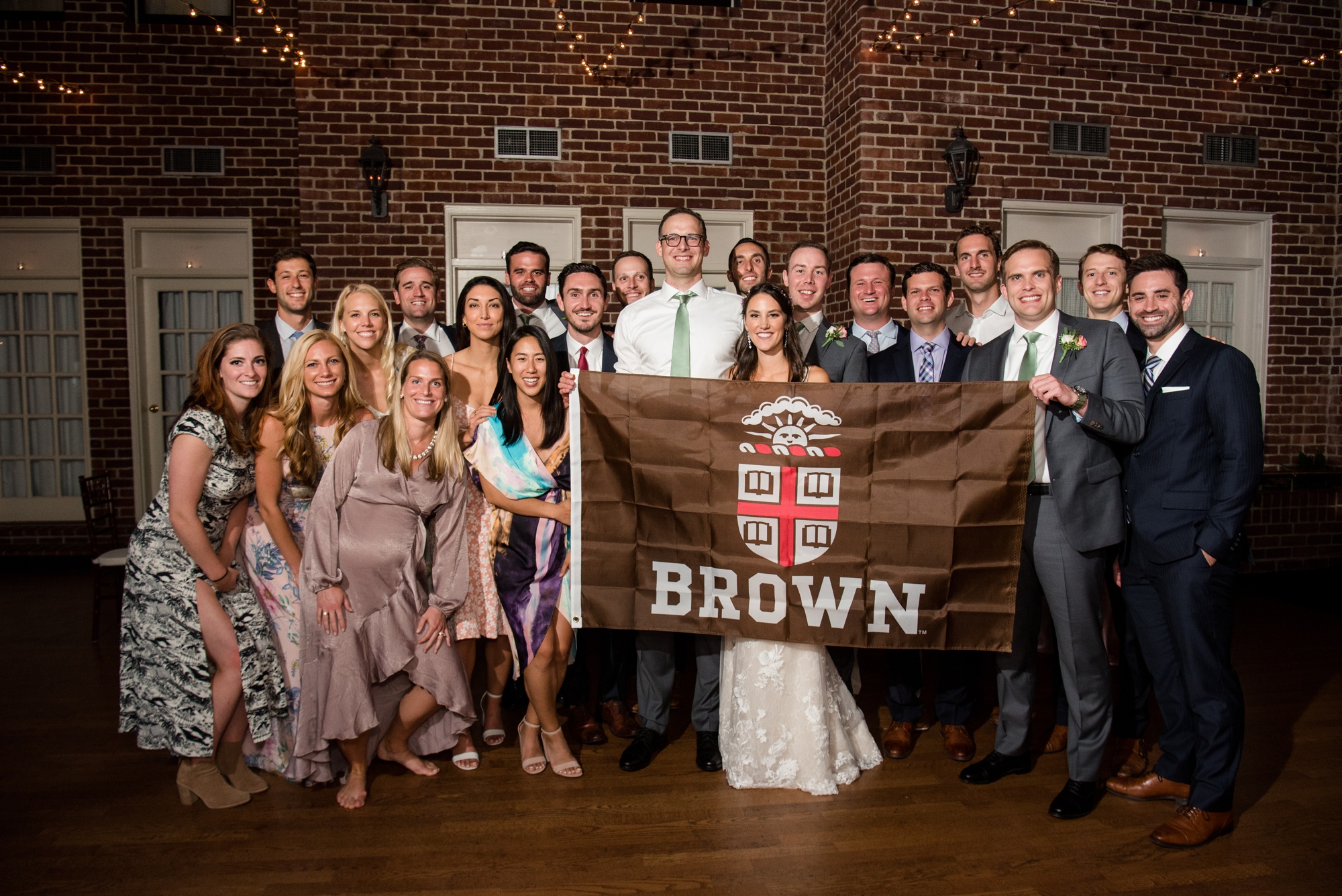 Brown University wedding photo